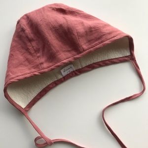 Briar Cameo Sherpa lined bonnet 12-18 mo.